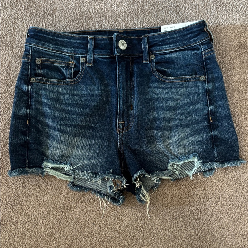 American Eagle Outfitters Dark Blue Jean Shorts